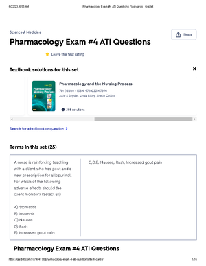 ATI Pharmacology Made Easy 4.0 Cardiovascular System Flashcards Quizlet ...