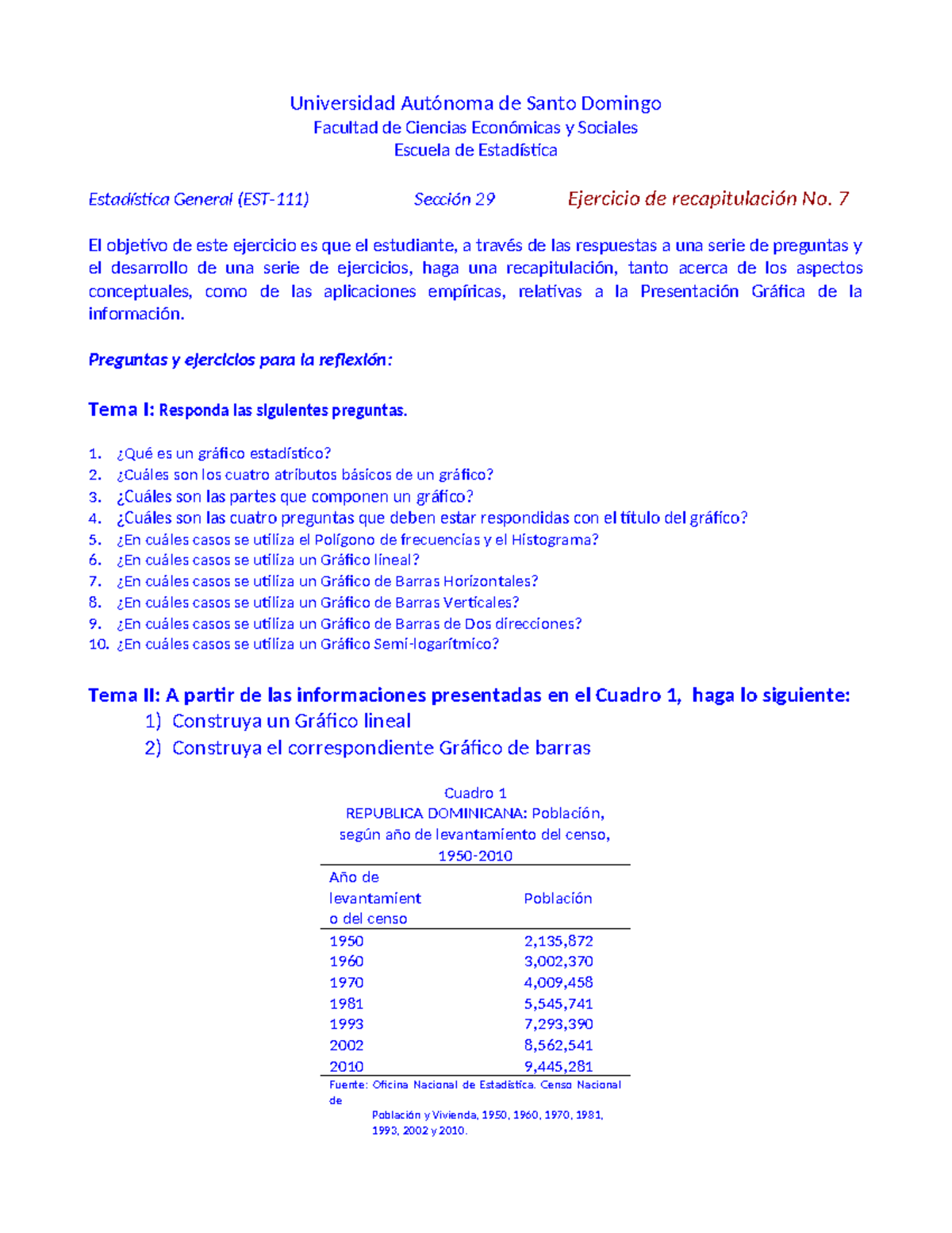 Ejercicio de recapitulacion No. 7 - 7 El objetivo de este ejercicio es ...