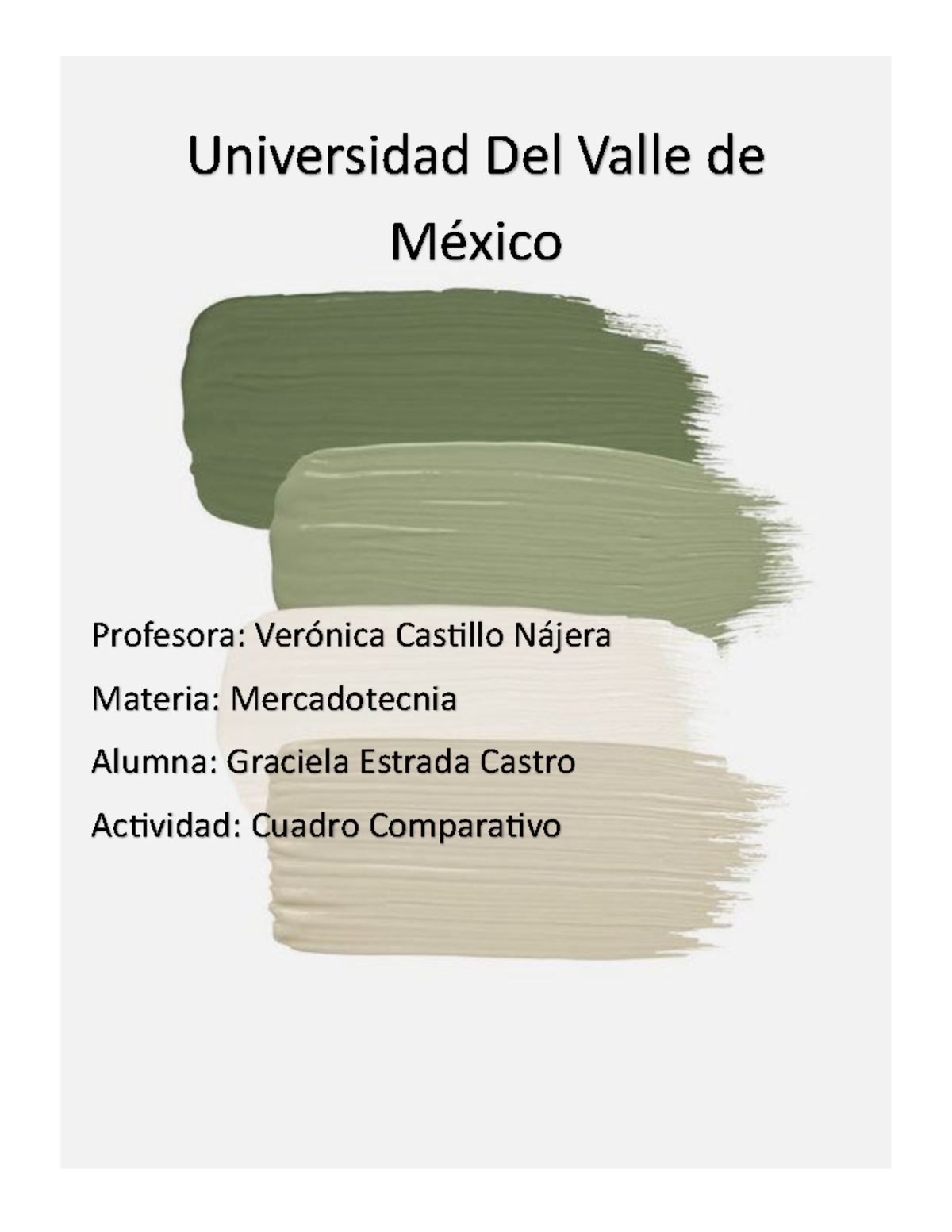 Actividad 7 Mercadotecnia Ejercicios Mercadotecnia Uvm Studocu