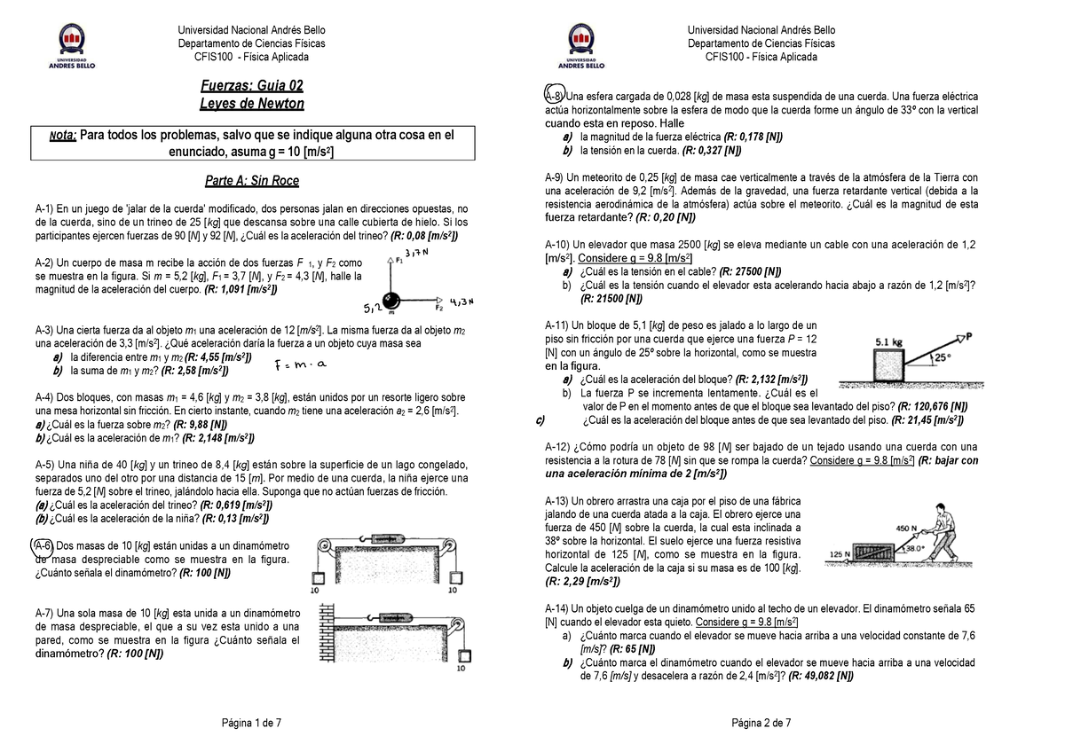 Fuerzas - Guia 02 (Edit VP) - Universidad Nacional Andrés Bello ...