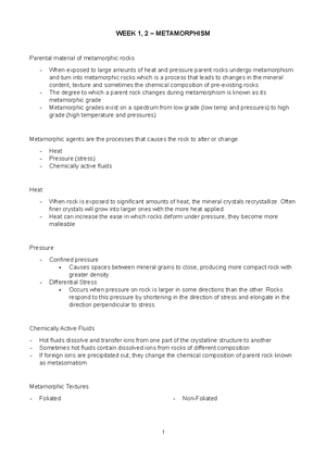 Test 3 2007 - intro to geology - DEPARTMENT OF GEOLOGICAL SCIENCES ...