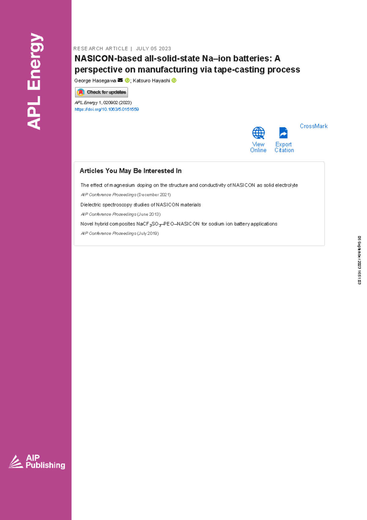 020902 1 5 abs View Online Export Citation CrossMark RESEARCH