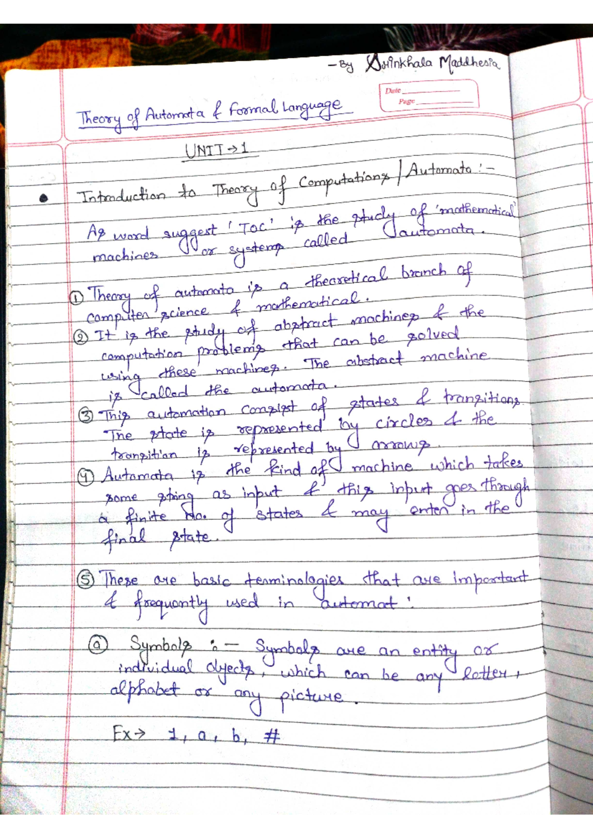 Unit 1 (TAFL Handwritten notes ) - Theory of Knowledge - Studocu