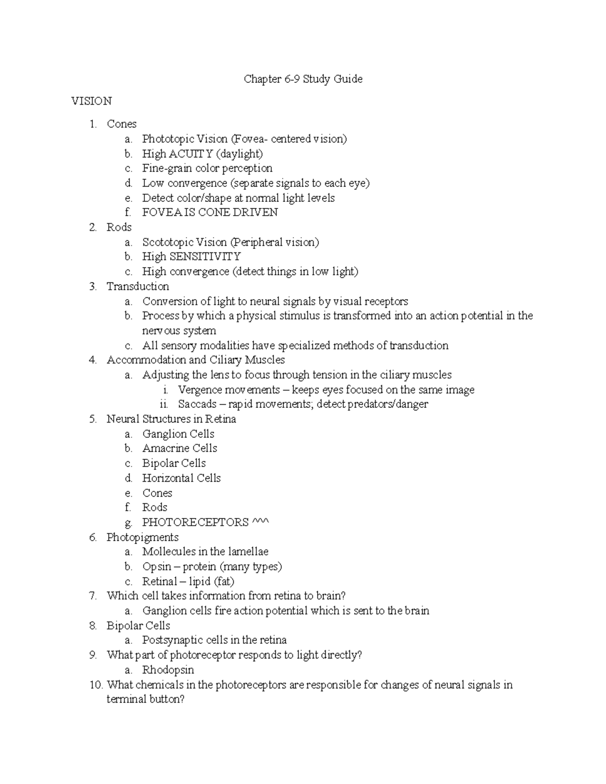 Night Chapter 6 9 Study Guide Answers