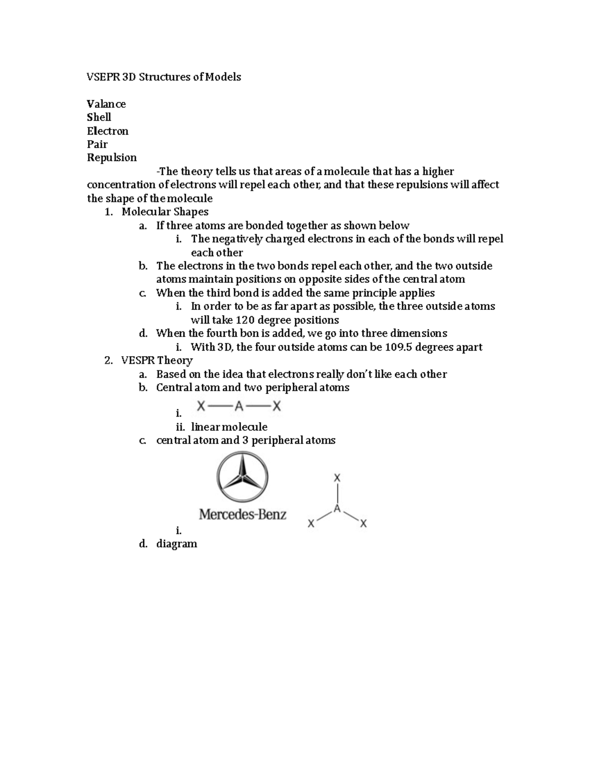 lecture-4-notes-vsepr-3d-structures-of-models-vsepr-3d-structures-of