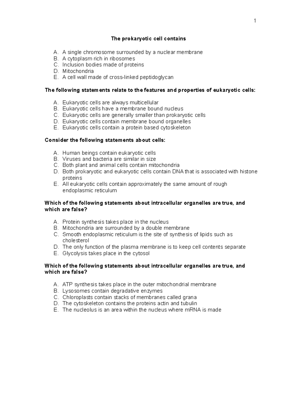 sample-practice-exam-questions-mrq-1-the-prokaryotic-cell-contains-a-b-c-d-e-a-single