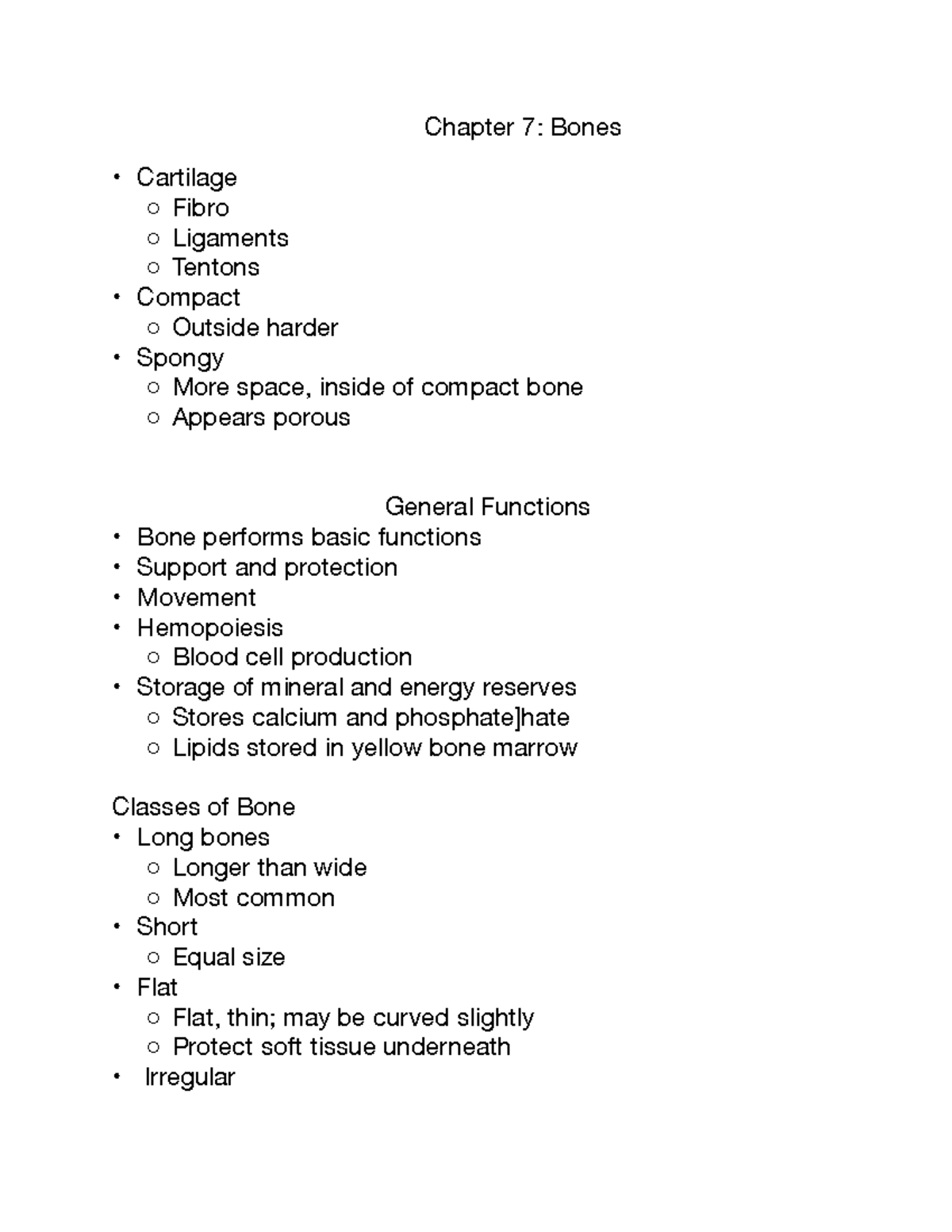 bones-chapter-7-bones-cartilage-fibro-ligaments-tentons-compact