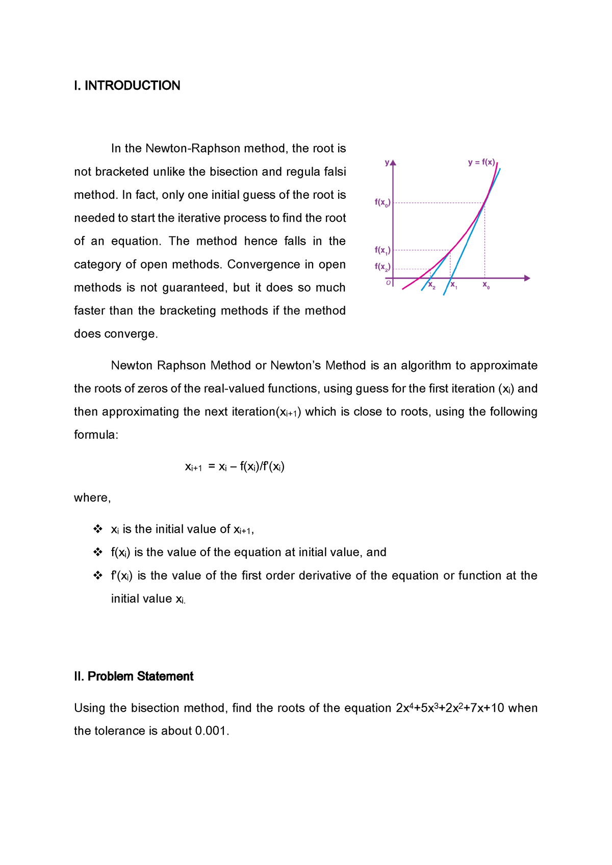 newton raphson method research paper