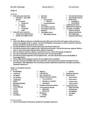 Cell Biology - Chapter 1 - Unit 1: Introduction To Cell Biology: Cell ...