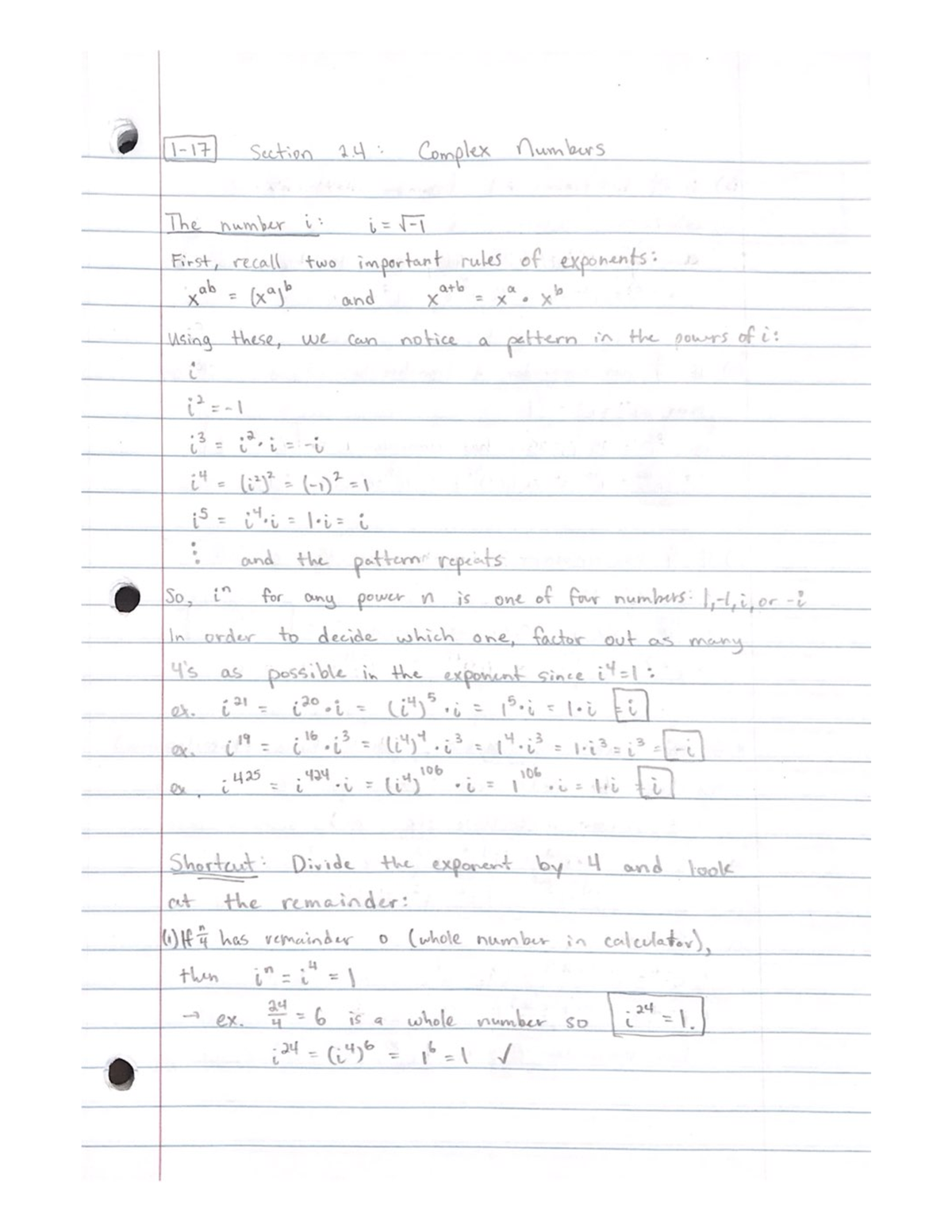 2.4 Complex Numbers - MTH 107 - Studocu