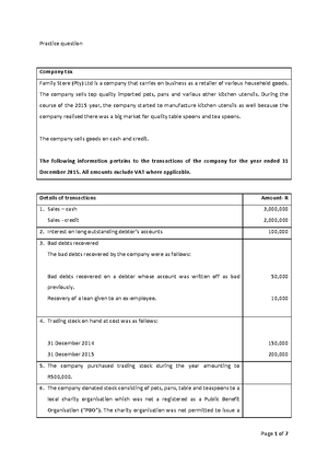 General deduction formula - Practice question- General Deduction ...