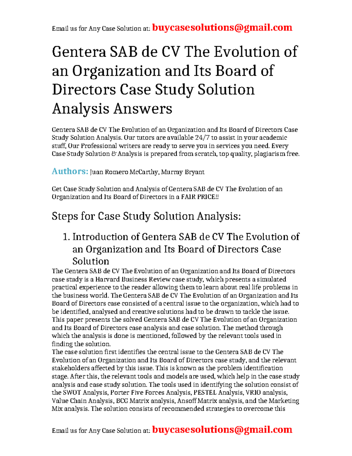 Case Solution Gentera SAB de CV The Evolution of an Organization and ...