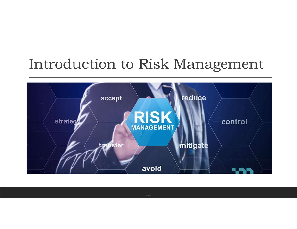 Risk-Management-20230520 - Internal Introduction to Risk Management ...