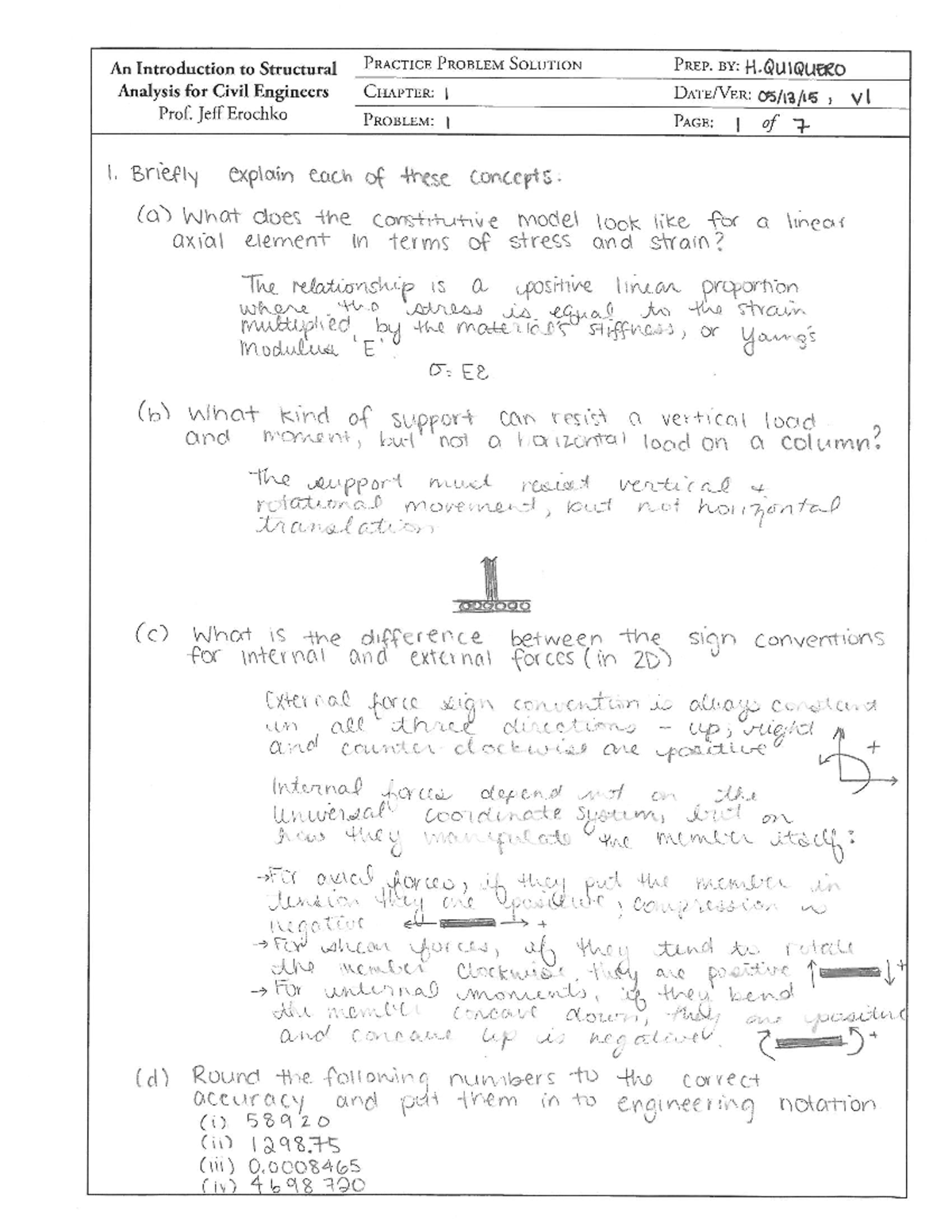 Solutions-Chapter 1-Intro - An Introduction To Structural PRACTICE ...