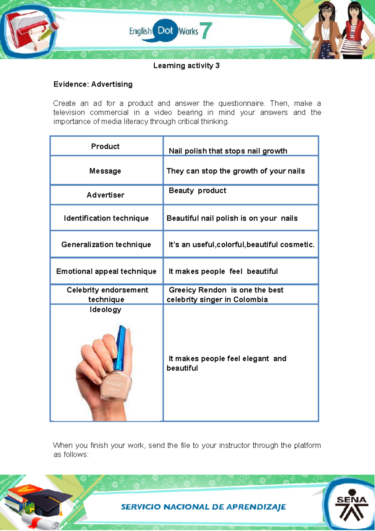 evidence-advertising-learning-activity-3-evidence-advertising-create