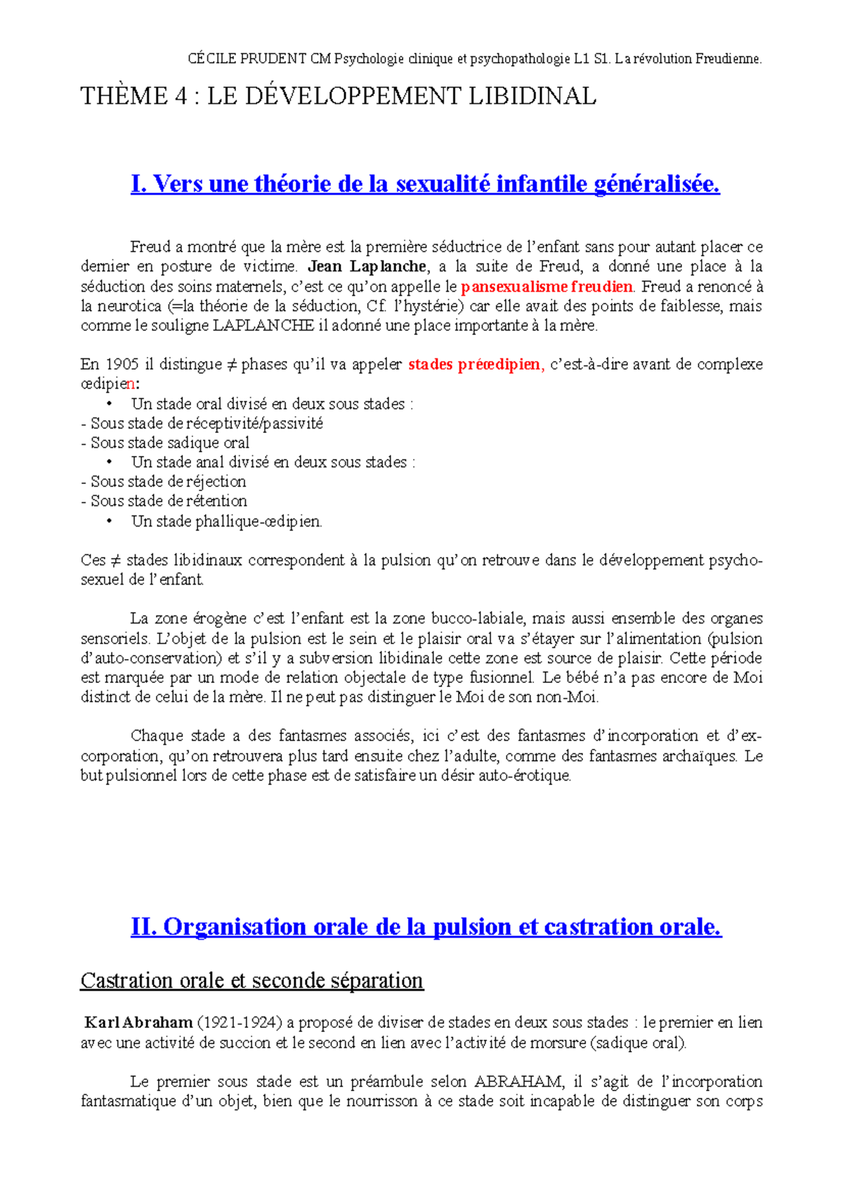 Th me-4-Le-d veloppement-libidinal - THÈME 4 : LE DÉVELOPPEMENT ...