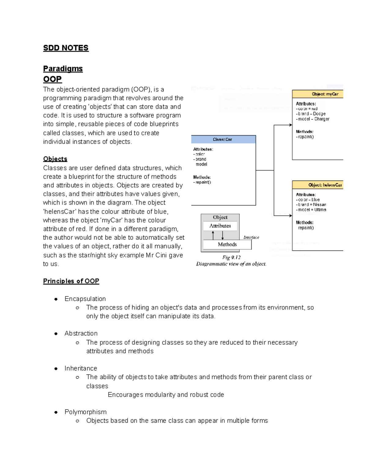 SDD - Software Development Notes - Studocu