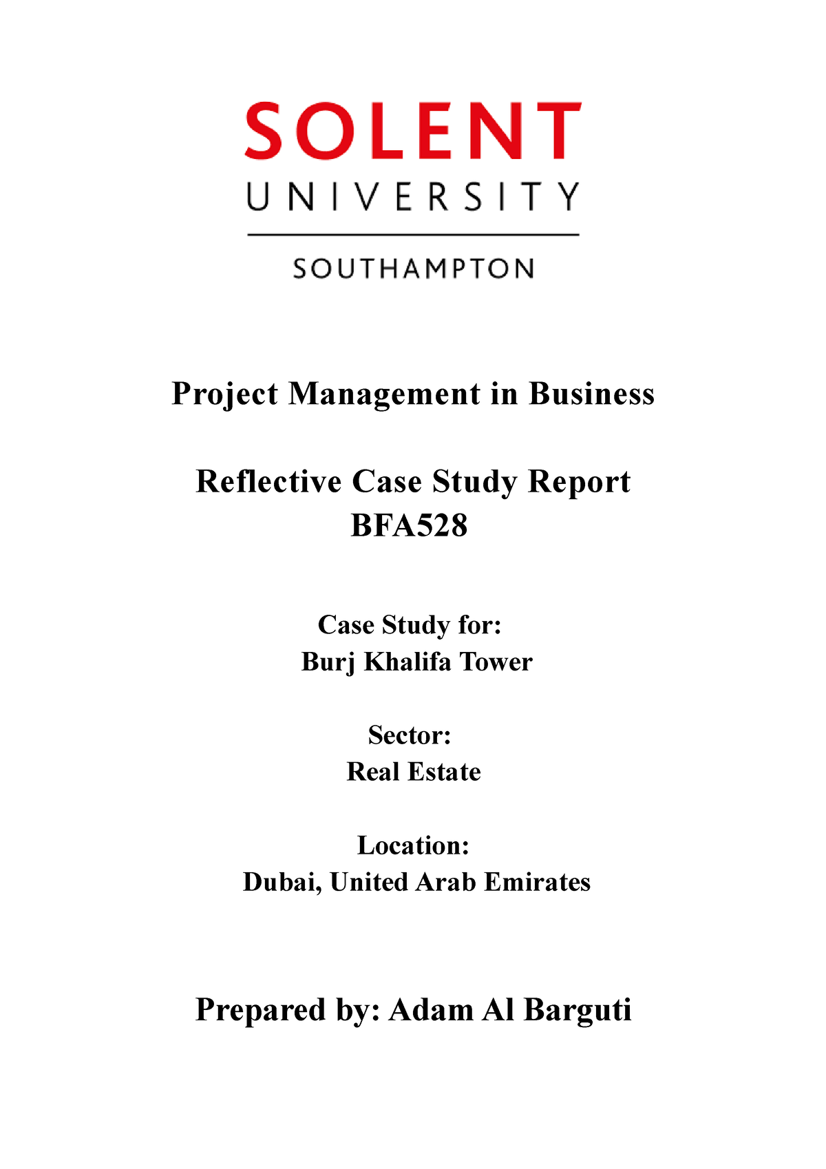 effective project management in contemporary developments case study burj khalifa tower