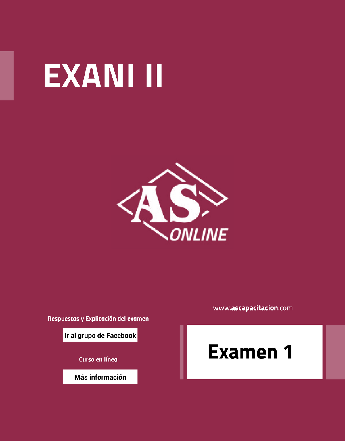 Examen-1 Admisión Universidad Veracruzana - EXANI II Examen 1 ...