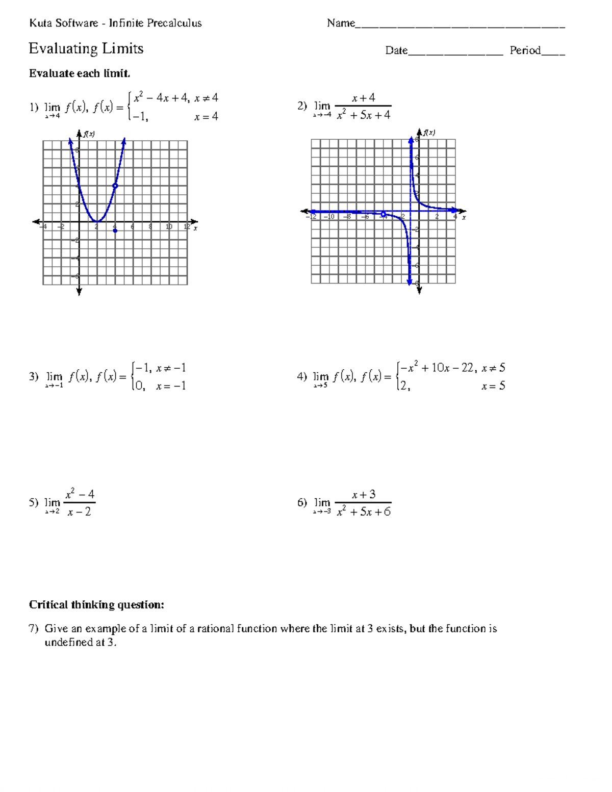 14 - Limits at Removable Discontinuities - ©] 2 u 0 j 1 B 6 P vKAuvtcaZ ...