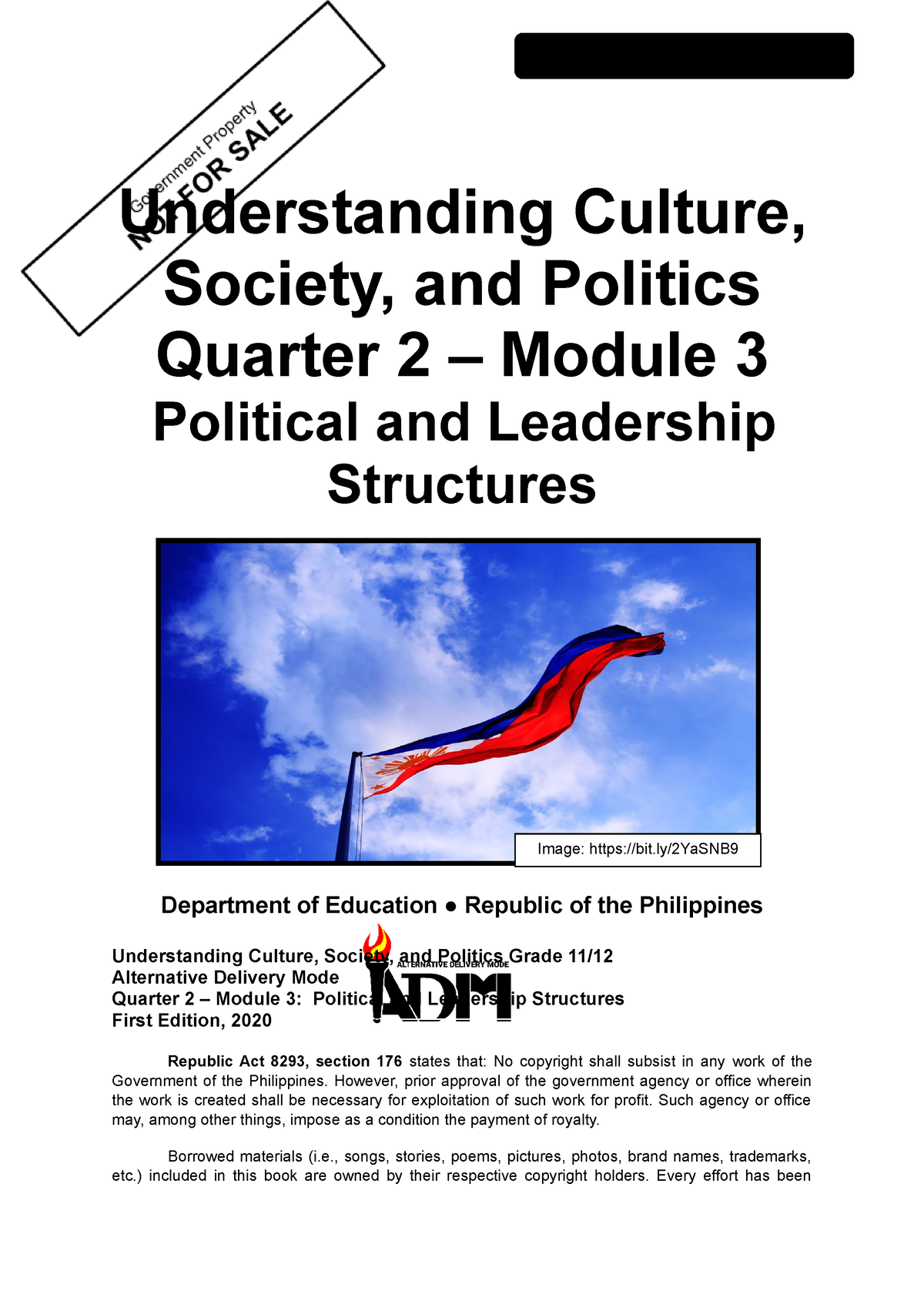 Ucsp11 Q2 Mod3 Politicalorganization V2 - Understanding Culture ...