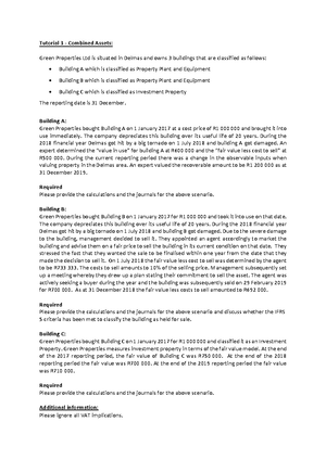 AAE200 TUT4 - Reportable Irregularities tutorial - Auditing tutorial 4 ...