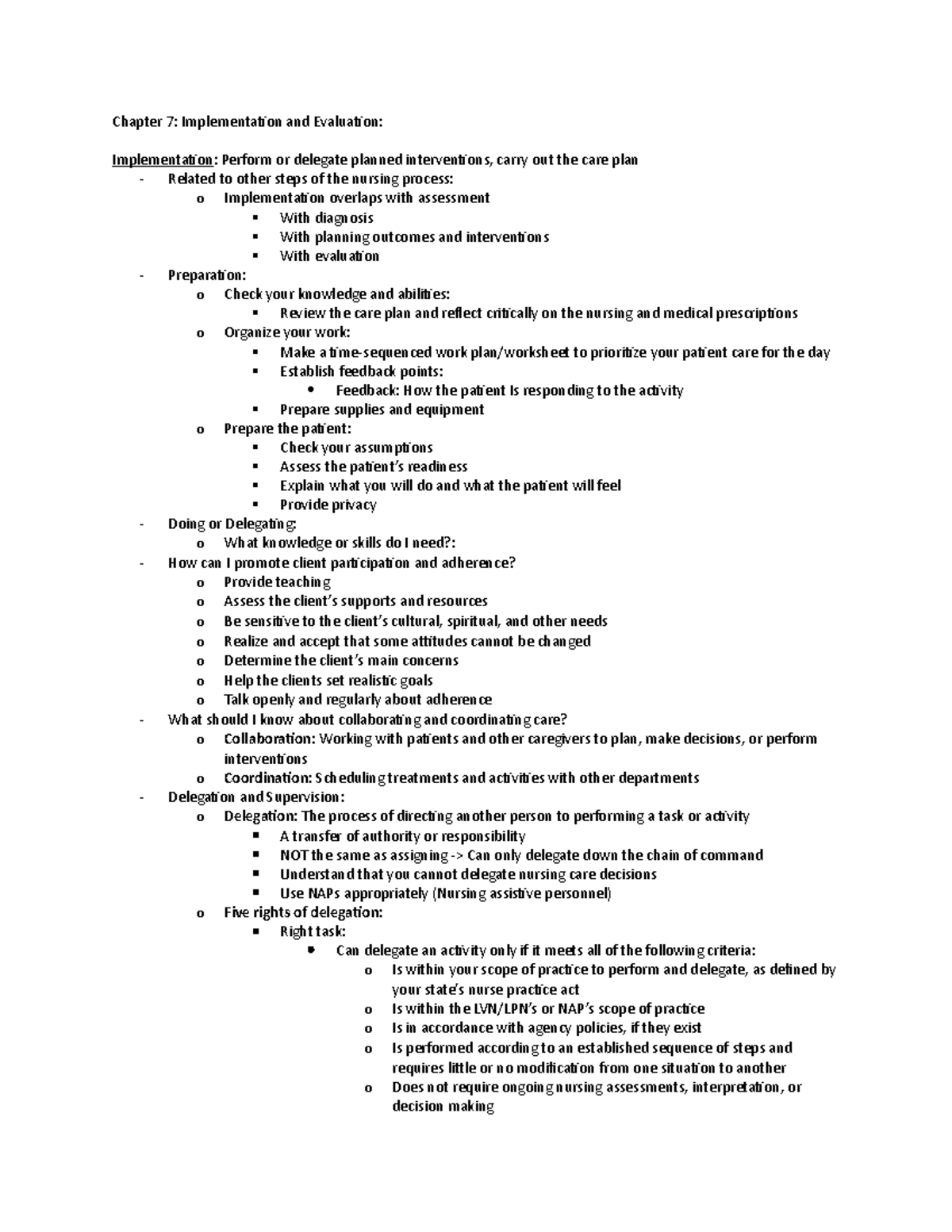 Chapter 7- Implementation and Evaluation - Chapter 7: Implementation ...