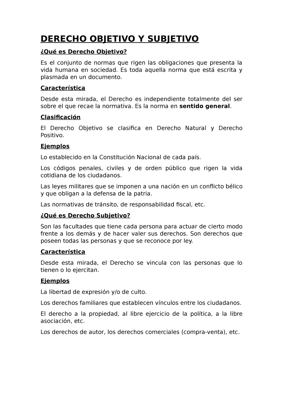 Derecho Objetivo Y Subjetivo - DERECHO OBJETIVO Y SUBJETIVO ¿Qué Es ...