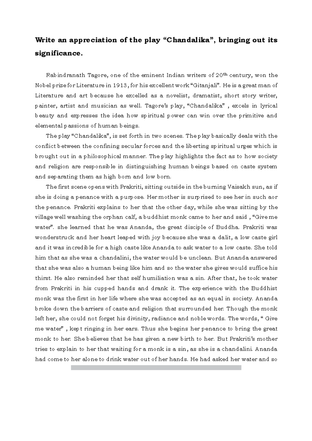 essay on indian writing in english