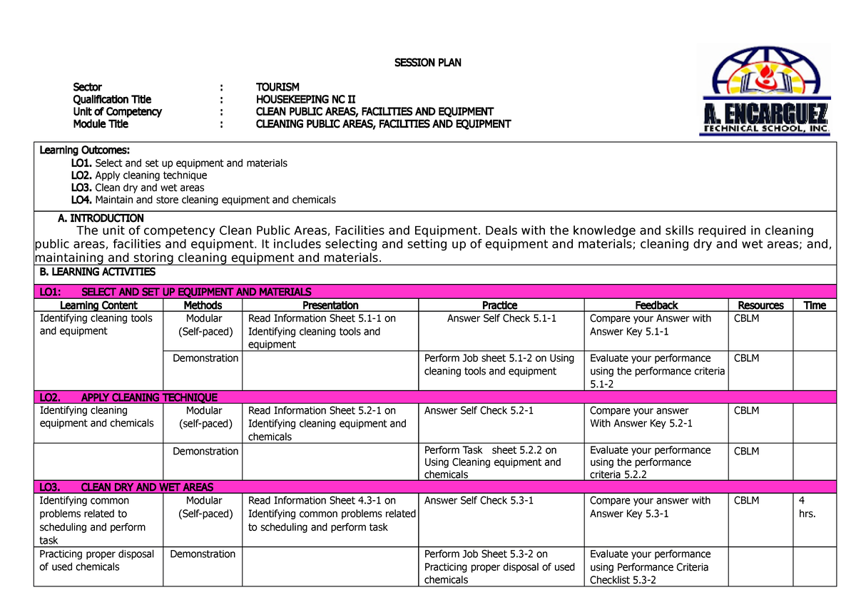 session-plan-5-clean-public-areas-facilities-and-equipment-session