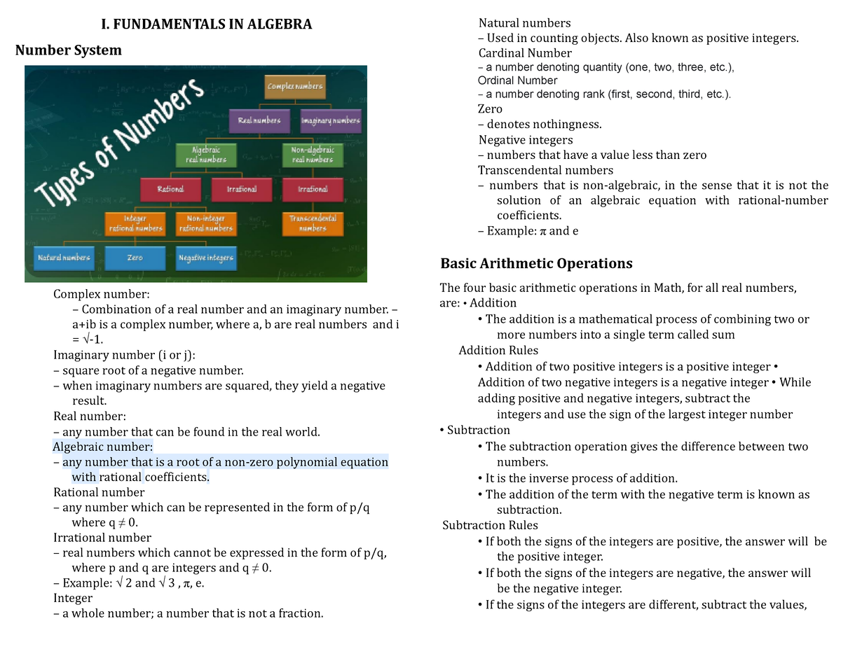 cee100-lecture-notes-1-i-fundamentals-in-algebra-number-system-complex-number-combination