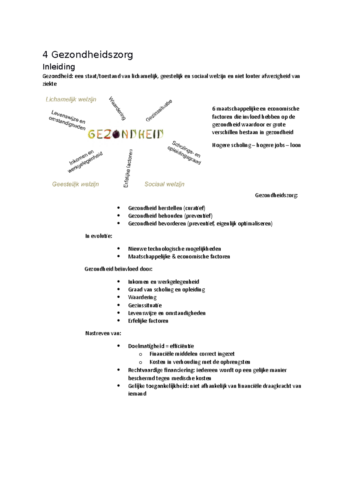 4 Gezondheidszorg - Smv Hoofdstuk 4 - 4 Gezondheidszorg Inleiding ...