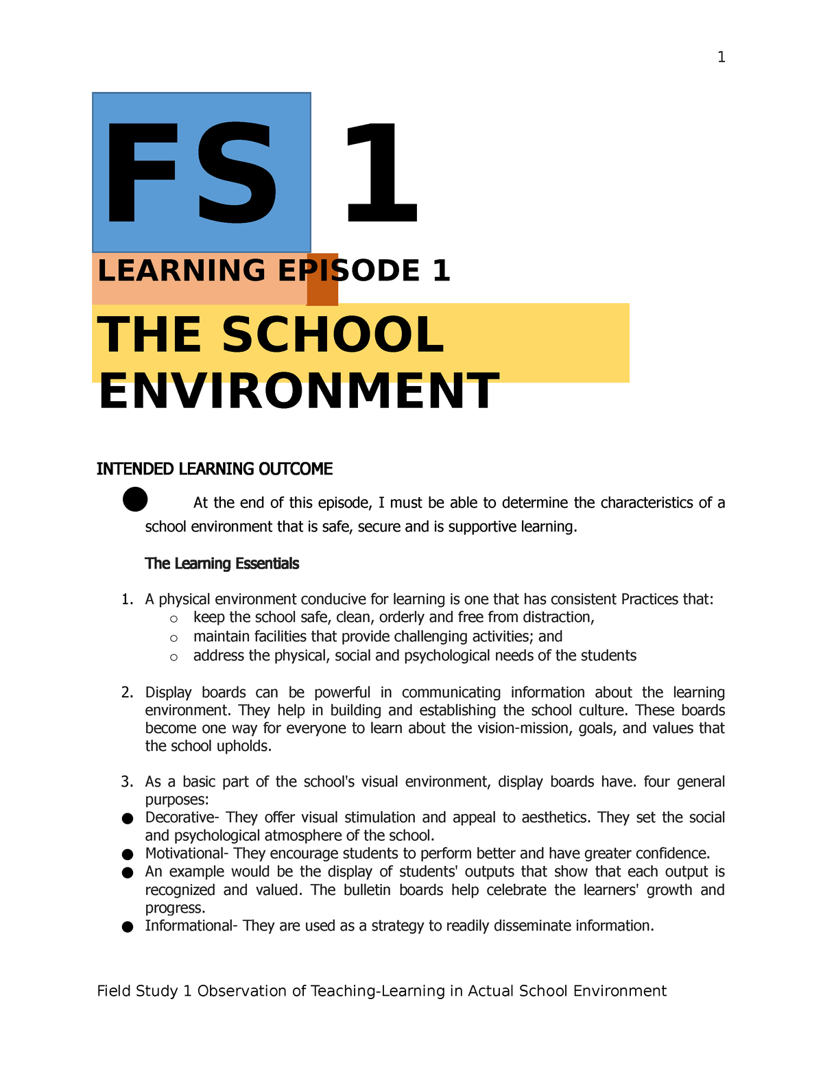 fs-1-for-school-fs-1-learning-episode-1-the-school-environment