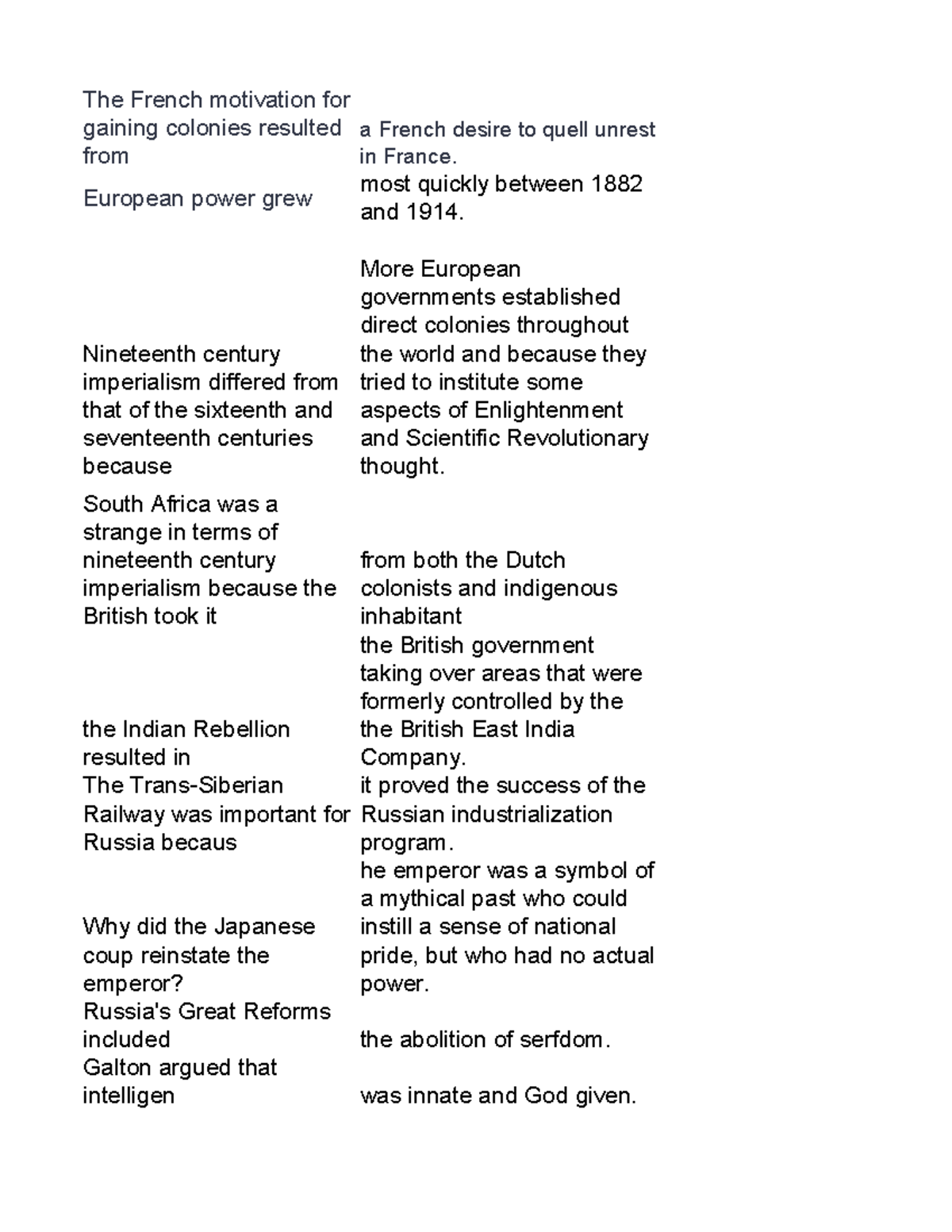 World history unit 6 ksu HIST 1112 KSU Studocu