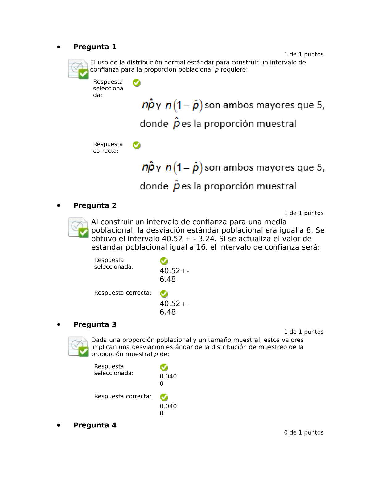 Estadistica Inferencial Actividad 10 Automatizada - Pregunta 1 1 De 1 ...