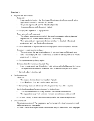 SWE201c PE SU23 9đ - Old - Question 1: Considering The Specific ...