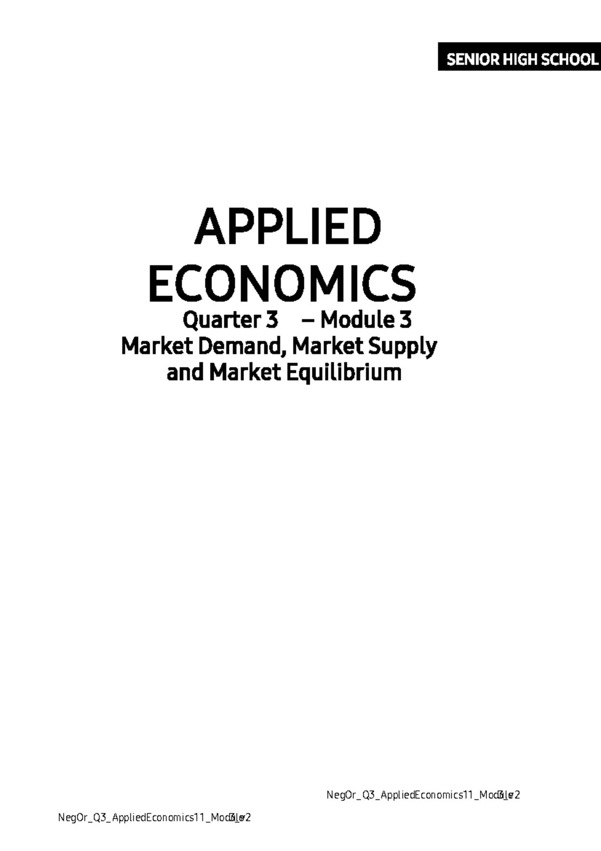 Applied Economics Module 3 - NegOr_Q3_AppliedEconomics11_Module 3 _v 1 ...