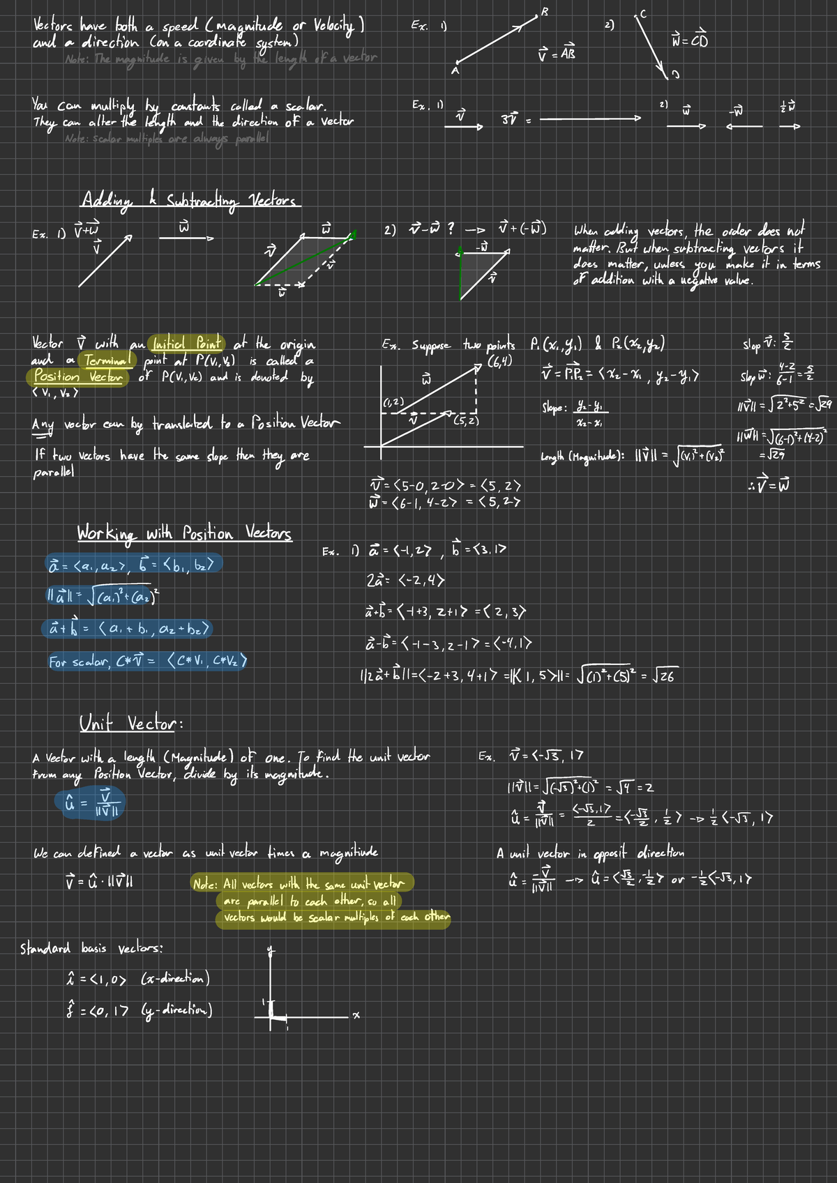 11.1 - An Introduction to Vectors 11.2 - Vectors In 3D Coordinates ...