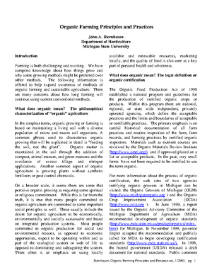 Appendix 1 Crop Production - Appendix 1 ORGANIC CROP PRODUCTION Organic ...