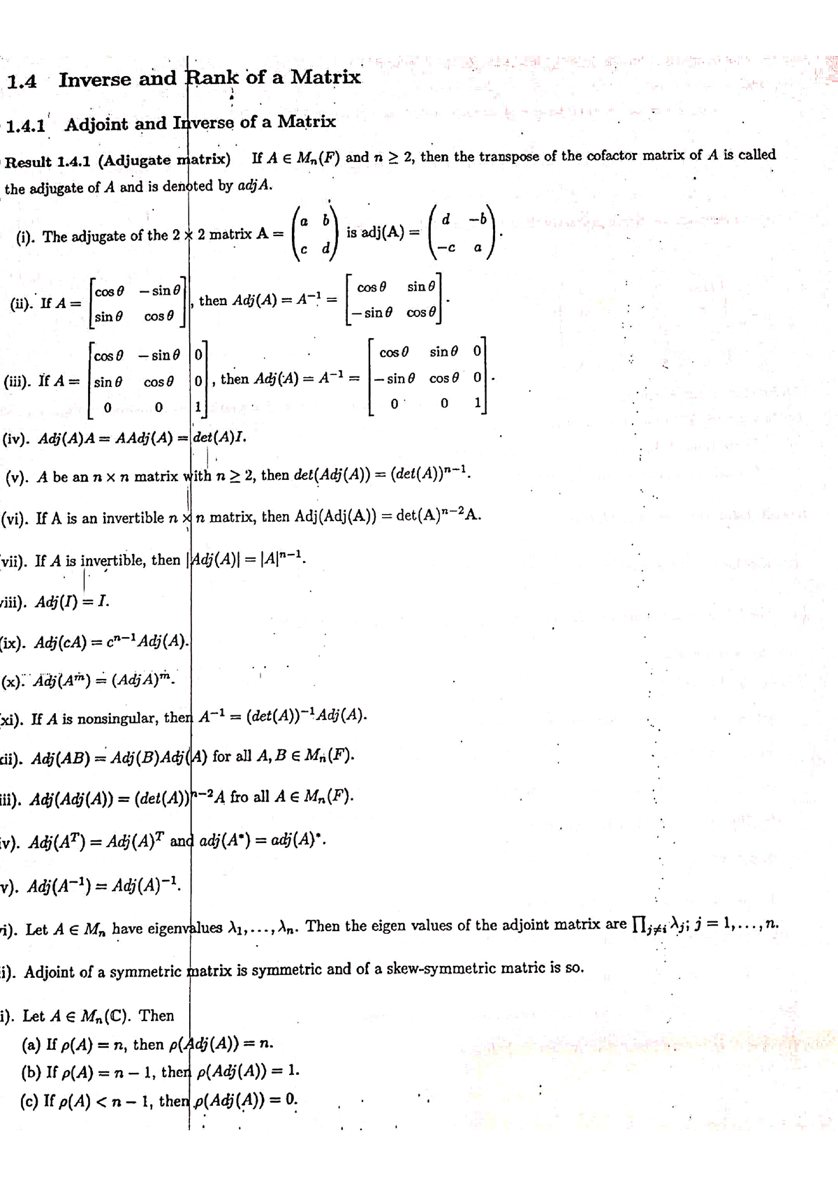 Linear Algebra - Its Lecture Notes - Mathematics - Studocu