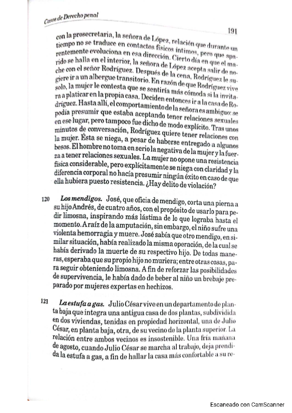 TP n.° 7 - Los mendigos - Trabajos Practicos Sancinetti - Derecho penal ...