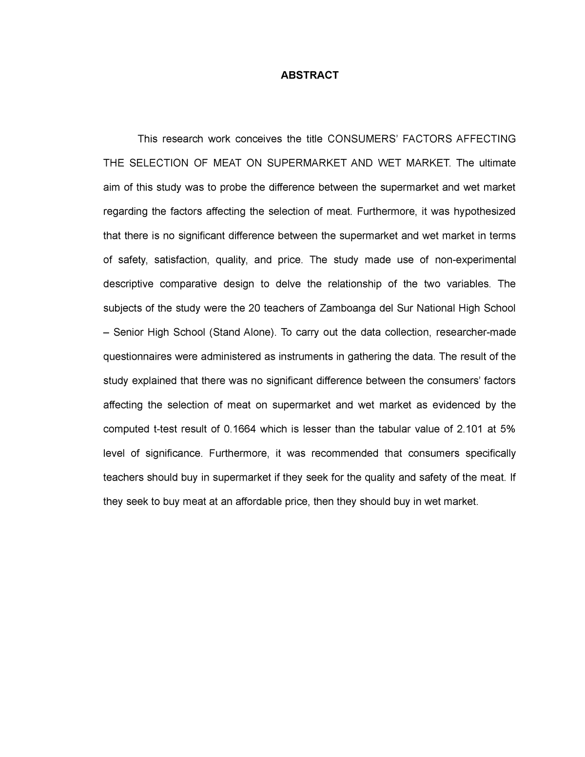 abstract in research thesis