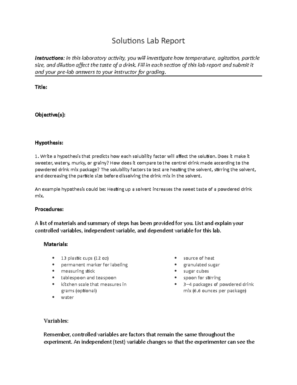 08 03 lab report - Solutions Lab Report Instructions: In this ...