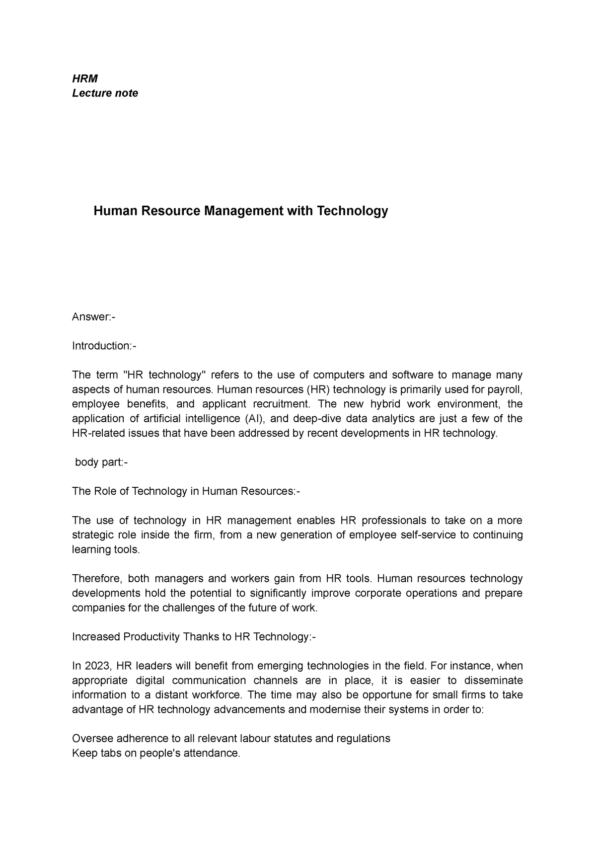 human-resource-management-with-technology-hrm-lecture-note-human