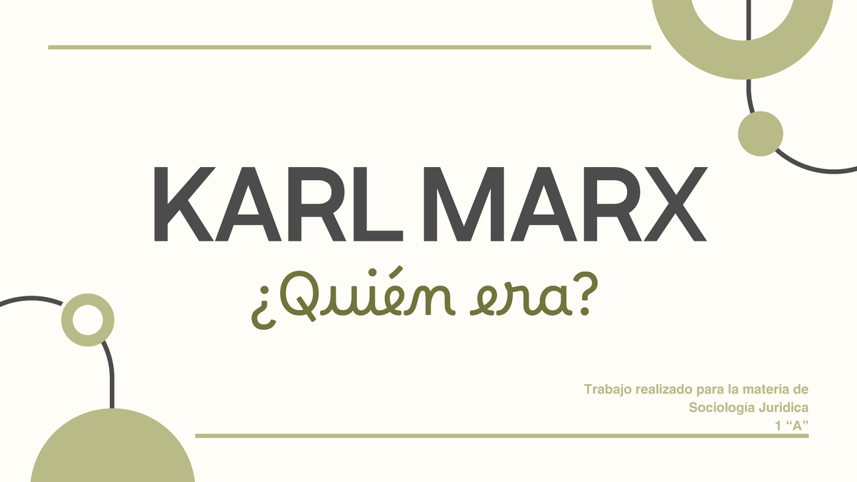 Qué aportó Karl Marx a la sociología - Trabajo realizado para la
