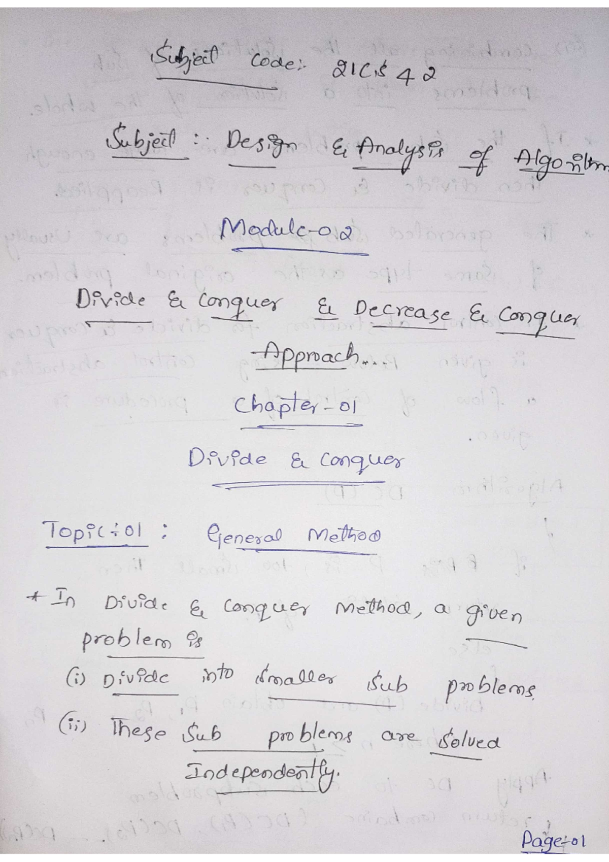 ADA Module 2 written - Tug - Subject 21C,S 42 Subject : Design Analysis ...