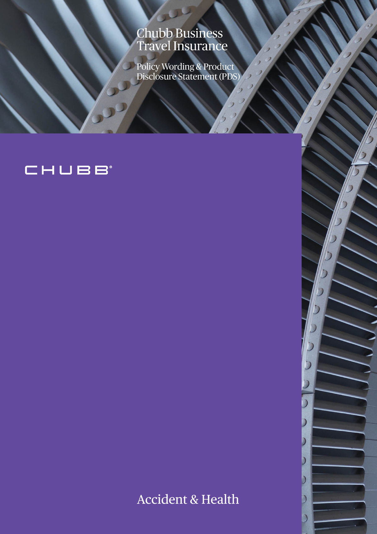 chubb business travel insurance policy wording and product disclosure statement
