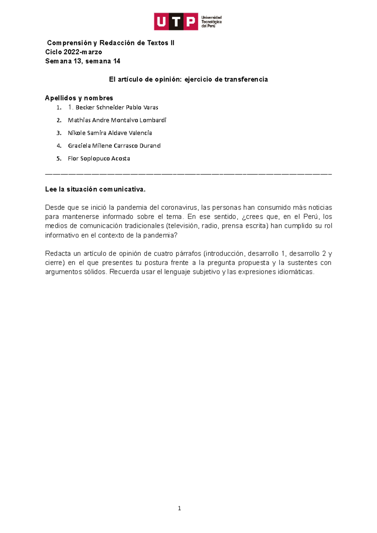 S13+y+S14+-+El+art%C3%ADculo+de+opini%C3%B3n ejercicio+de+transferencia ...