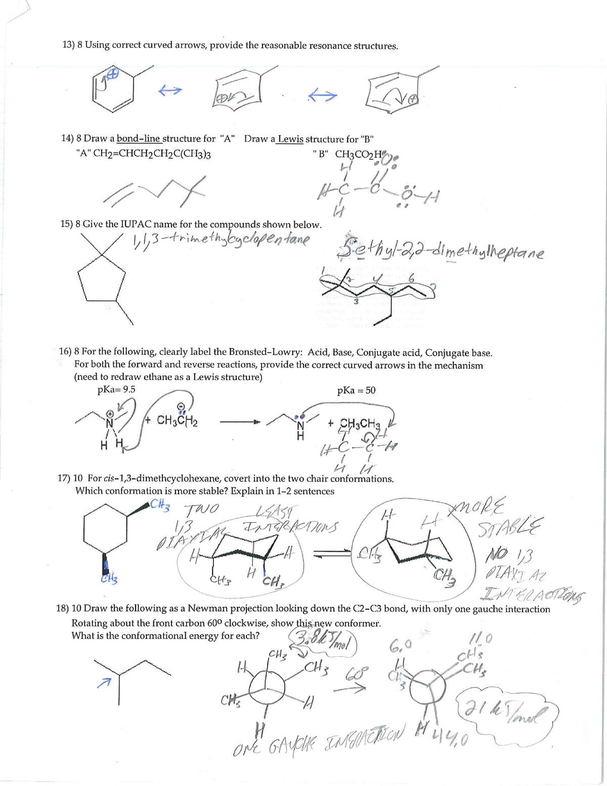 CHEM 223 001 KEY EXAM 01 Summer I 2023 - CHEM223 - Studocu