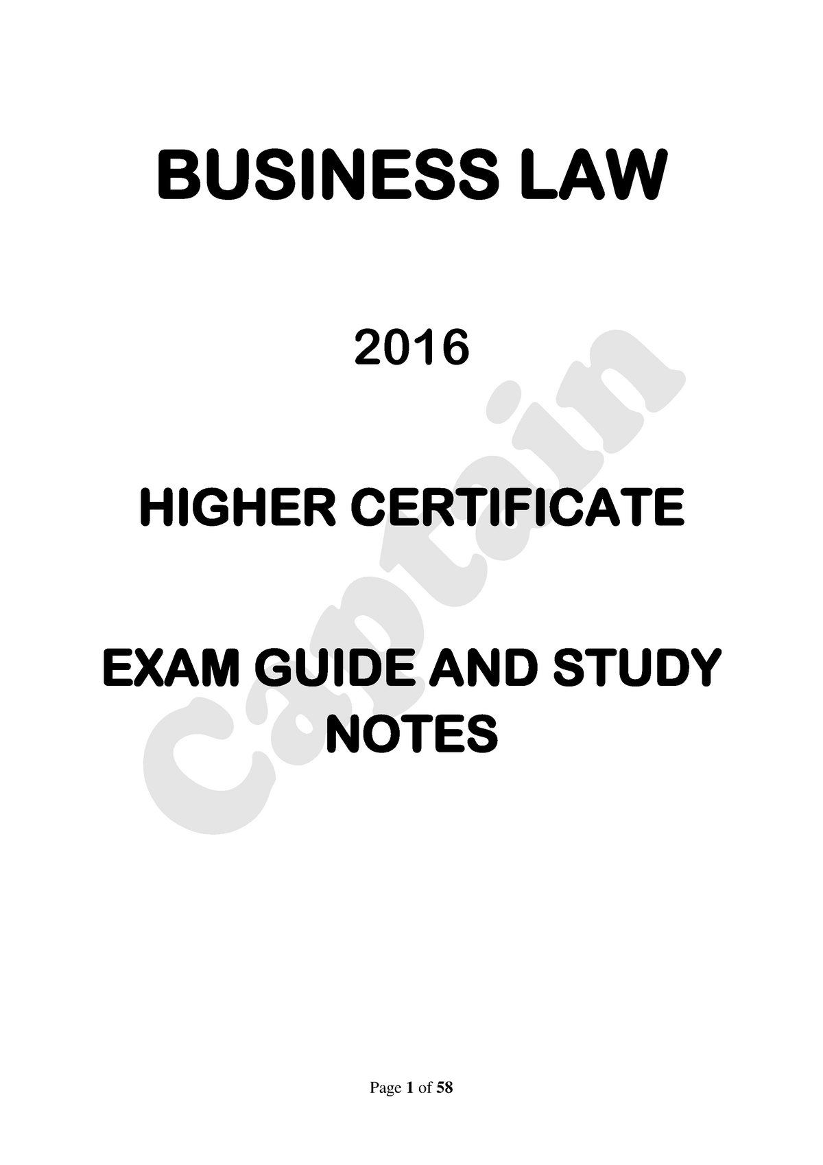 bla0s2-exam-preparation-guide-and-notes-business-law-2016-higher